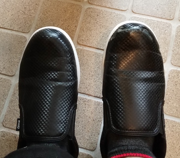 汚れやすい靴表面