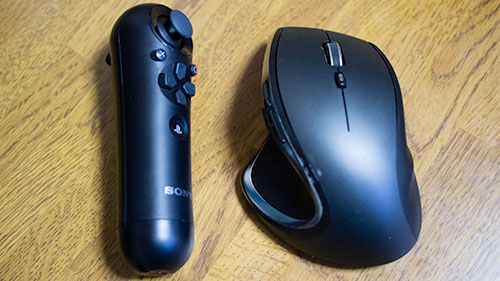 PS3ナビゲーションコントローラ　大きさ比較